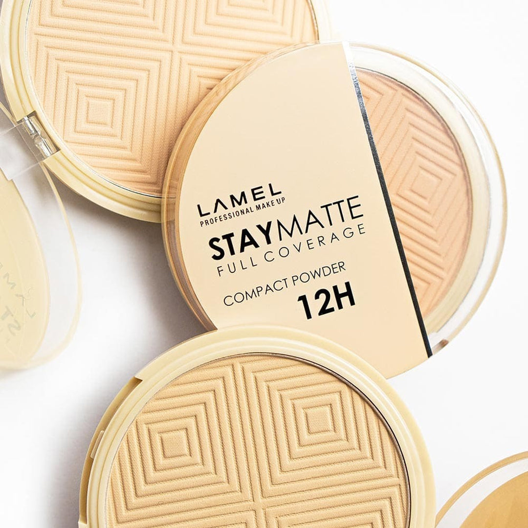 Lamel Stay Matte Compact Powder-cold-ivory-402