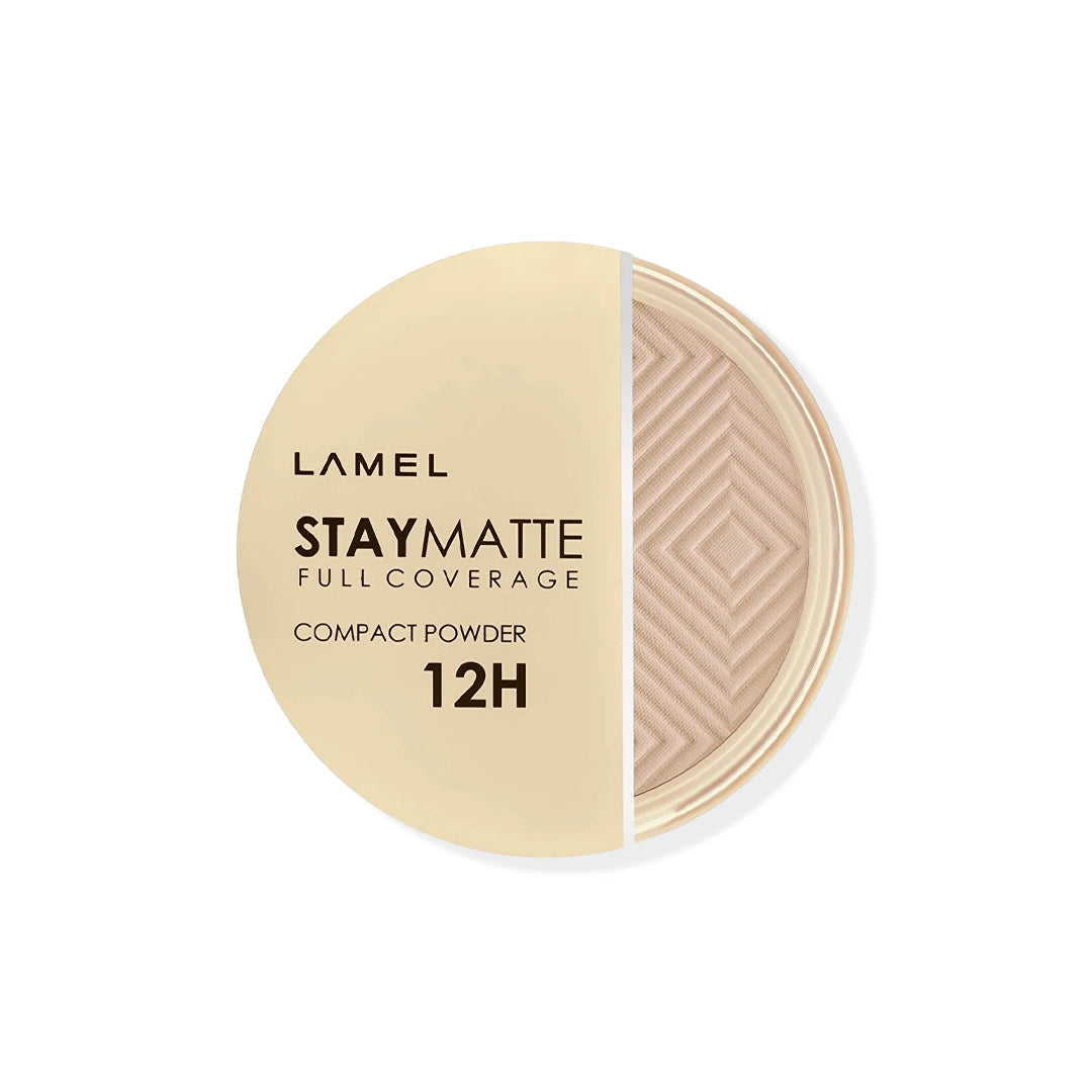 Lamel Stay Matte Compact Powder-cold-ivory-402