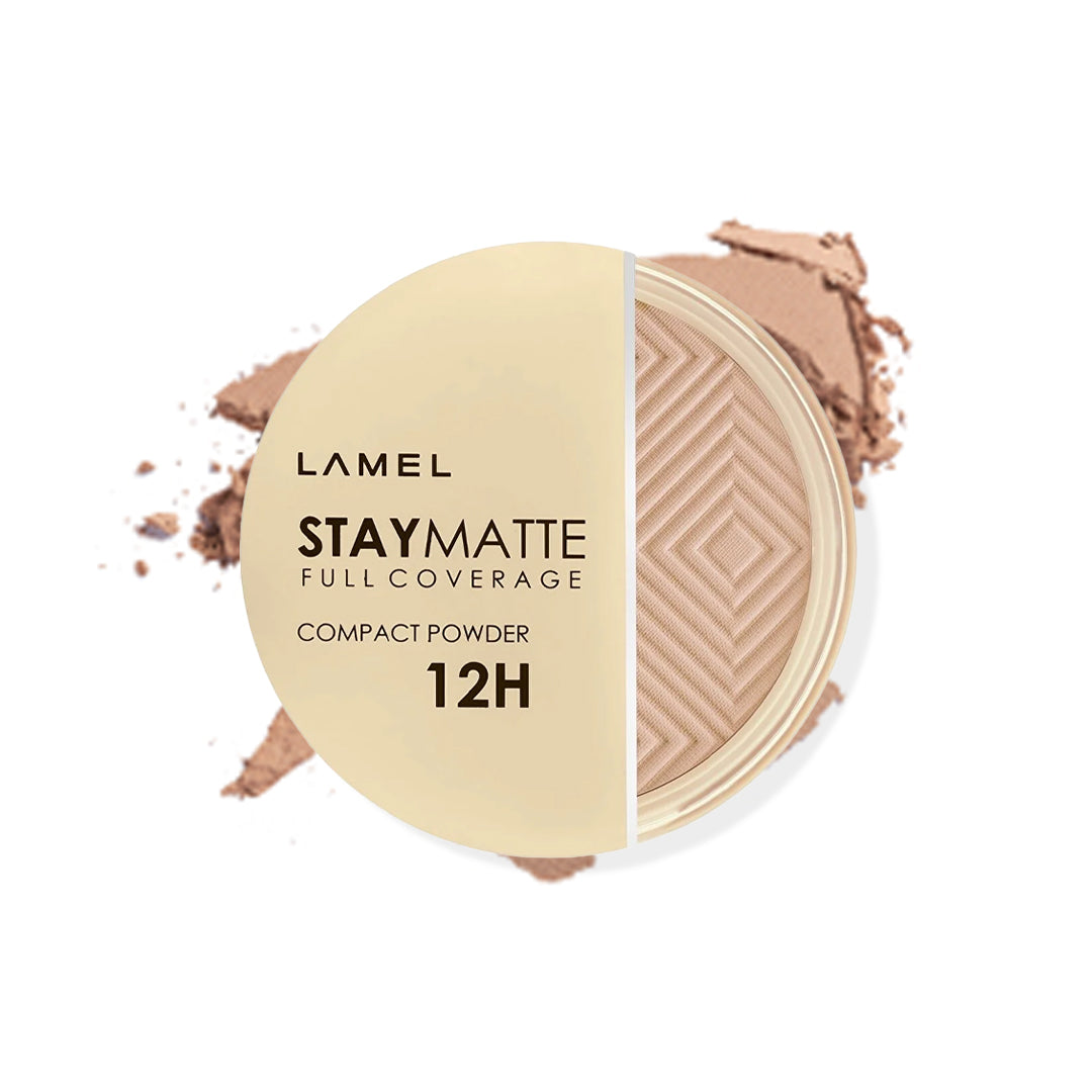 Lamel Stay Matte Compact Powder-cold-ivory-402