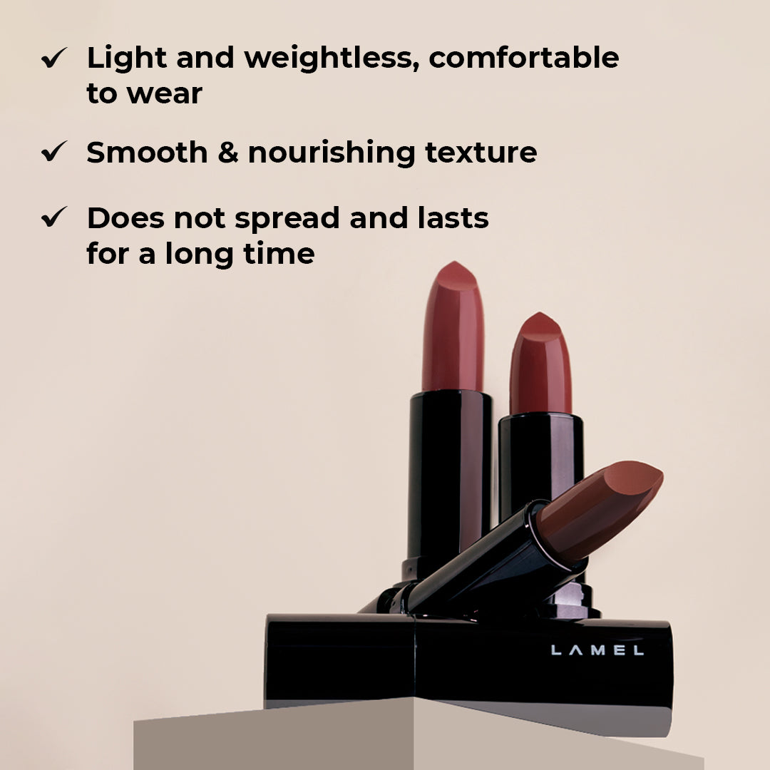 LAMEL Silk Cover Silky Cream Lipstick