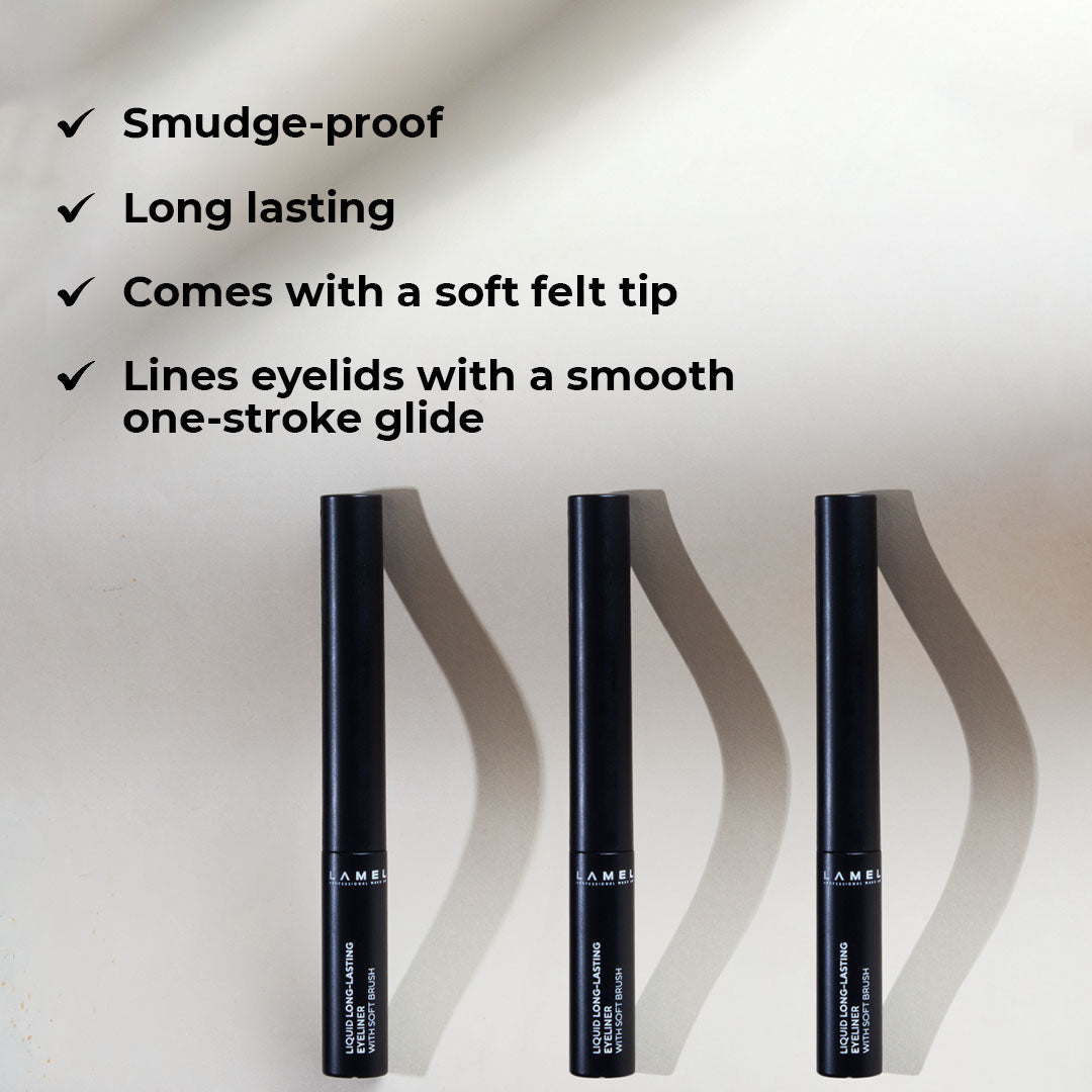 Lamel Professional Eyeliner Liquid With Soft Brush