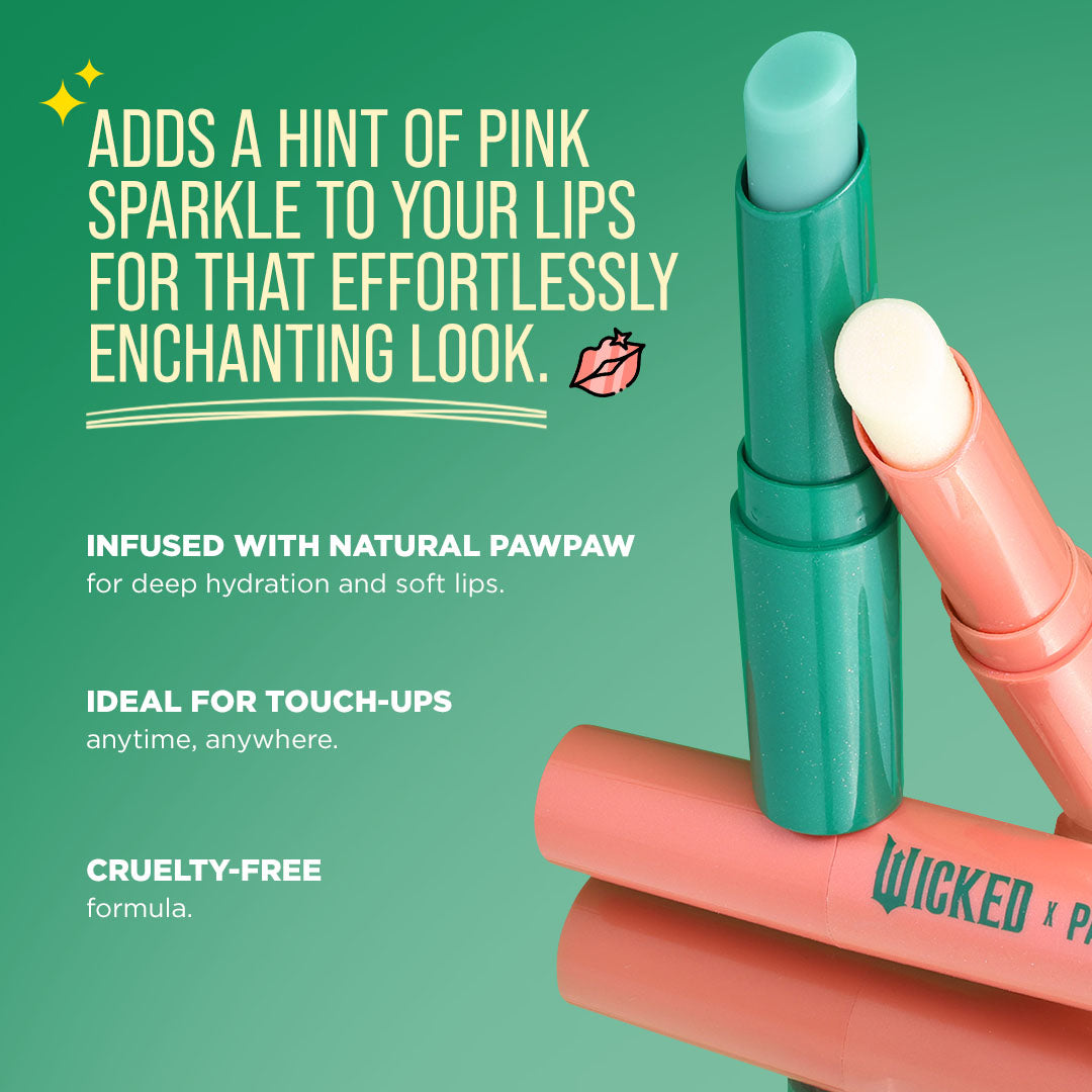 Dr.PAWPAW x WICKED Enchanting and Glimmer Ph Lip Balm Duo Pack