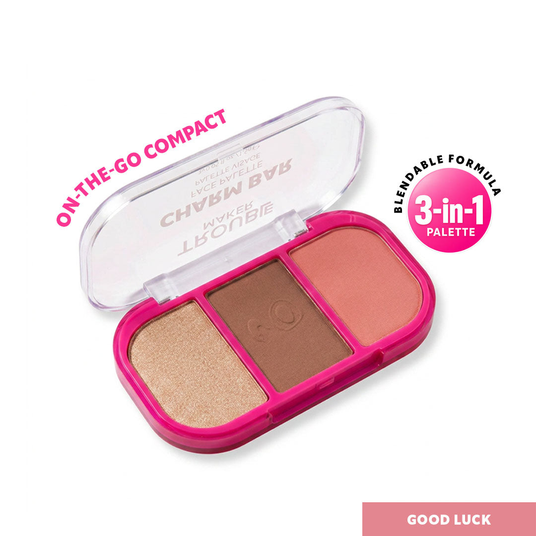 Charm Bar Face Trio Palette