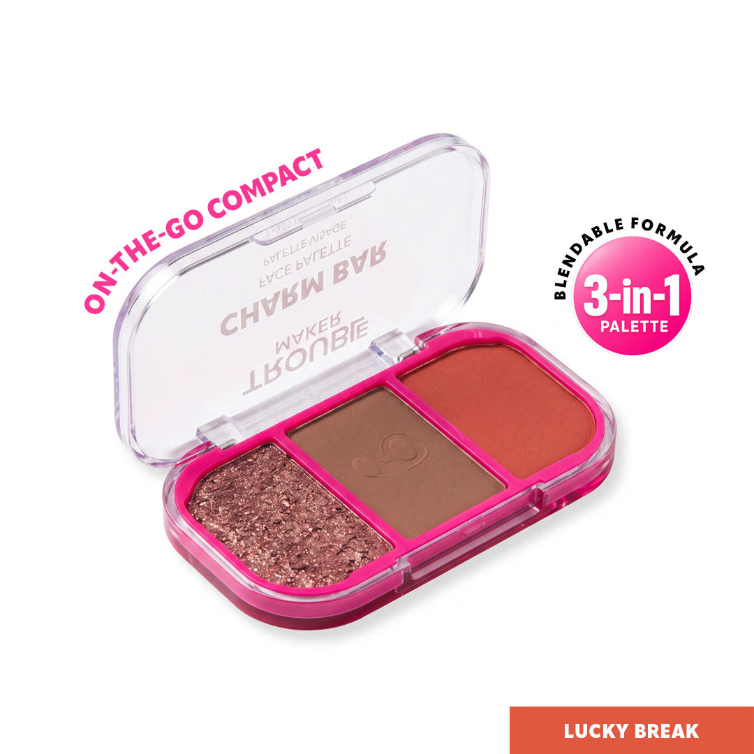 Charm Bar Face Trio Palette