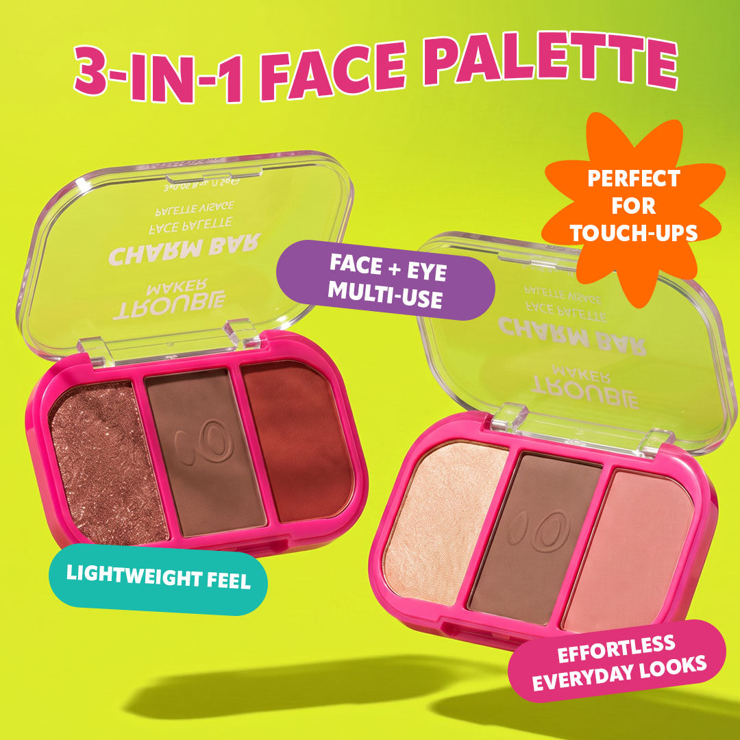 Charm Bar Face Trio Palette