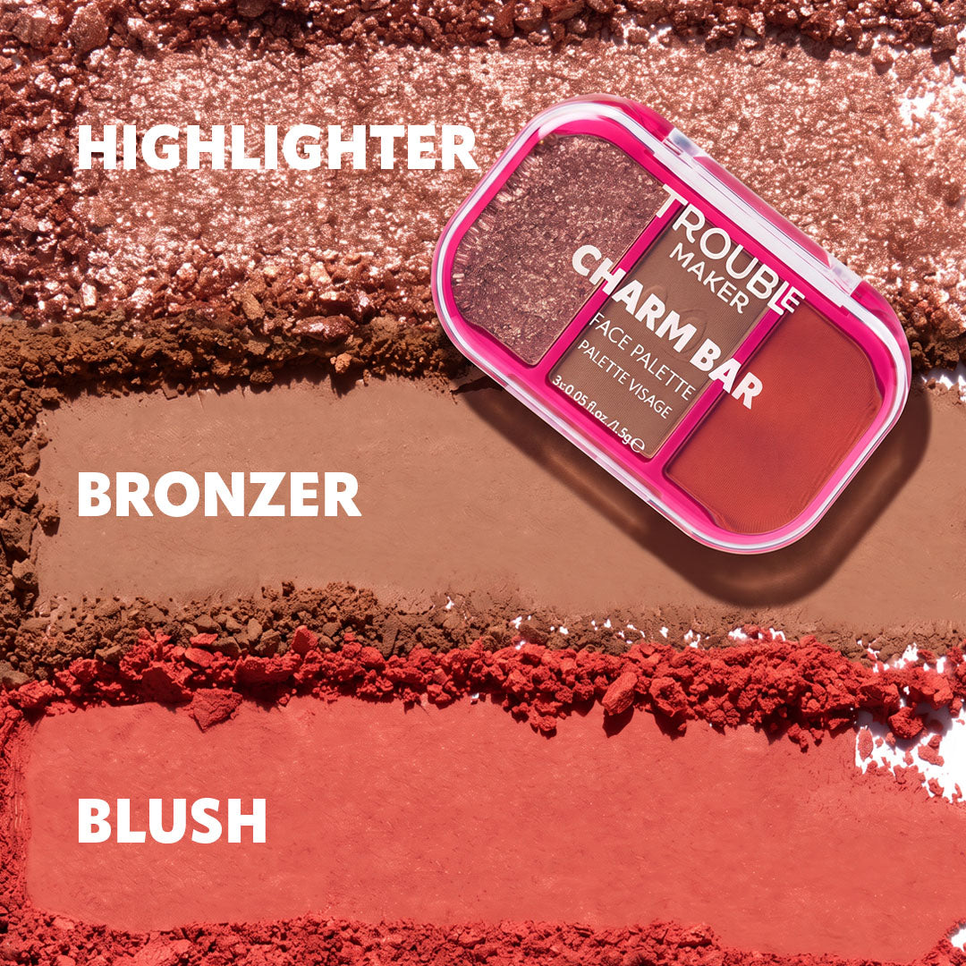 Charm Bar Face Trio Palette