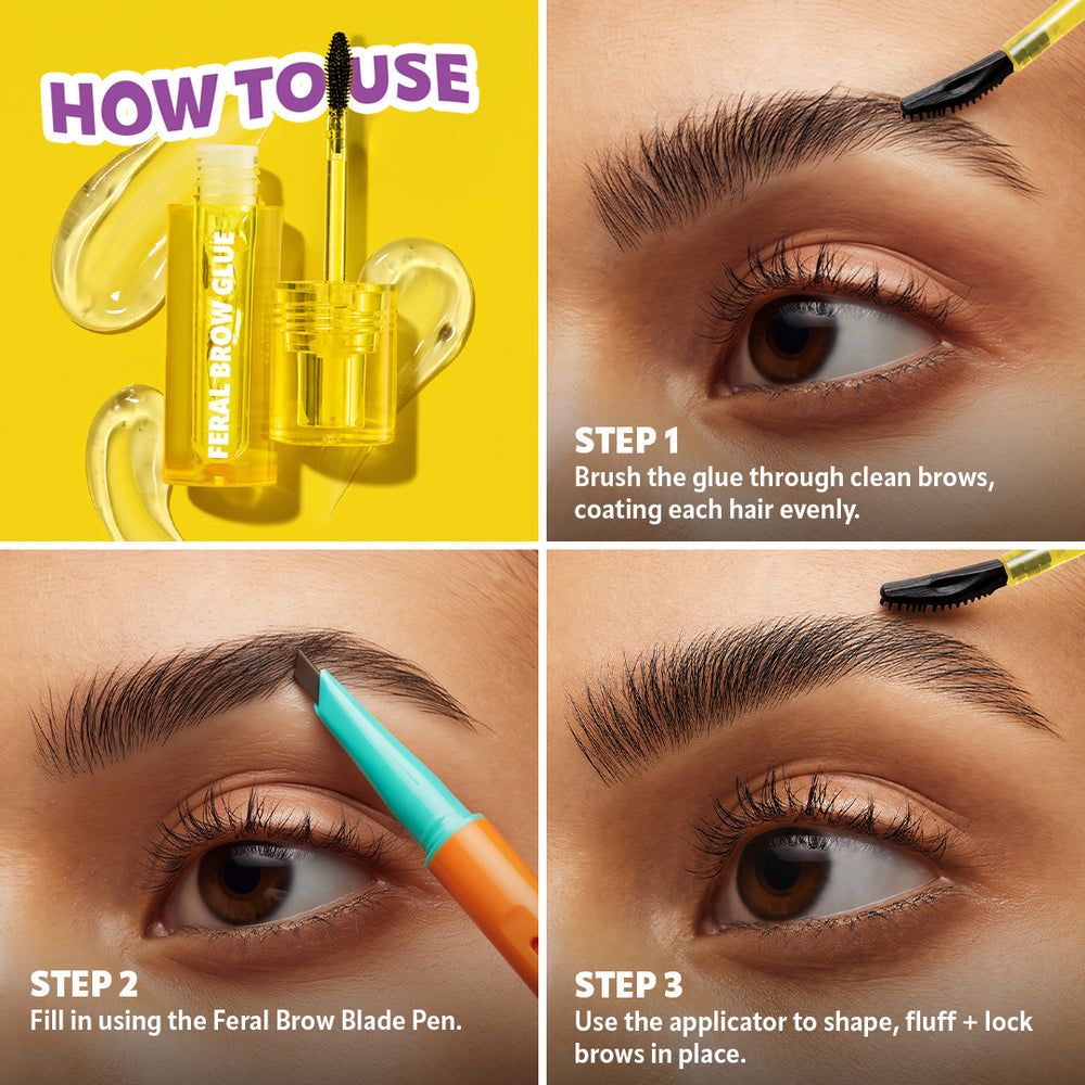 Trouble Maker Feral Brow Glue Clear