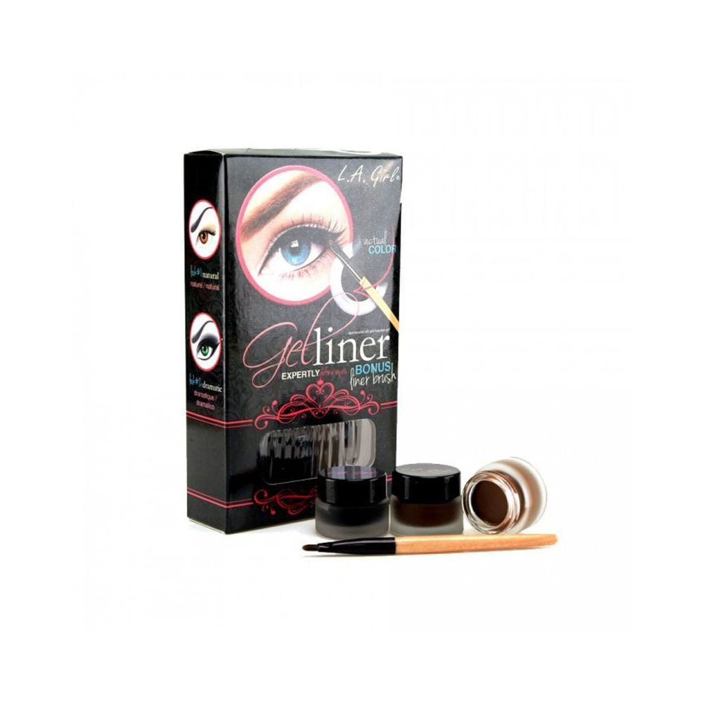 L.A. Girl Gel Liner Kit - Very Black