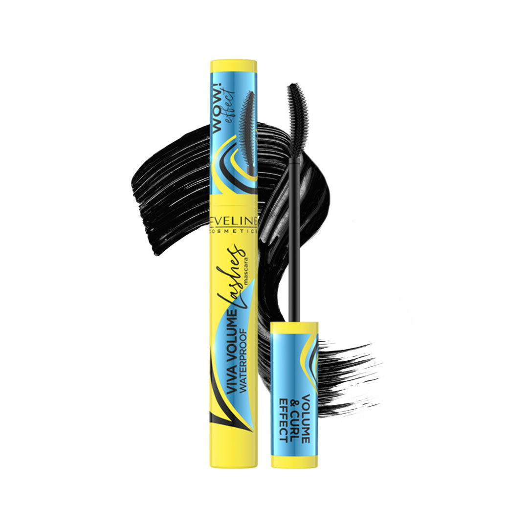 Eveline Cosmetics Viva Volume Lashes Waterproof Mascara BLACK 10 ml