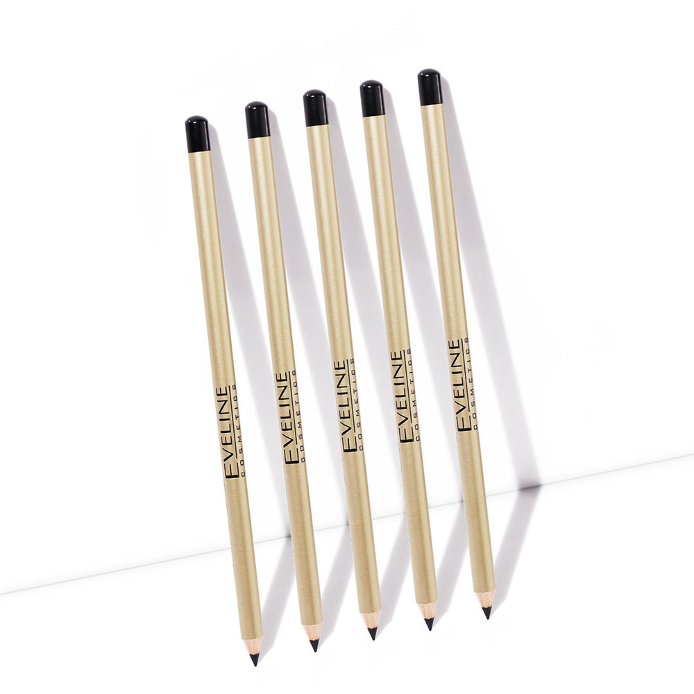 Eveline Cosmetics Eyeliner Eye Pencil - Black 2 gm