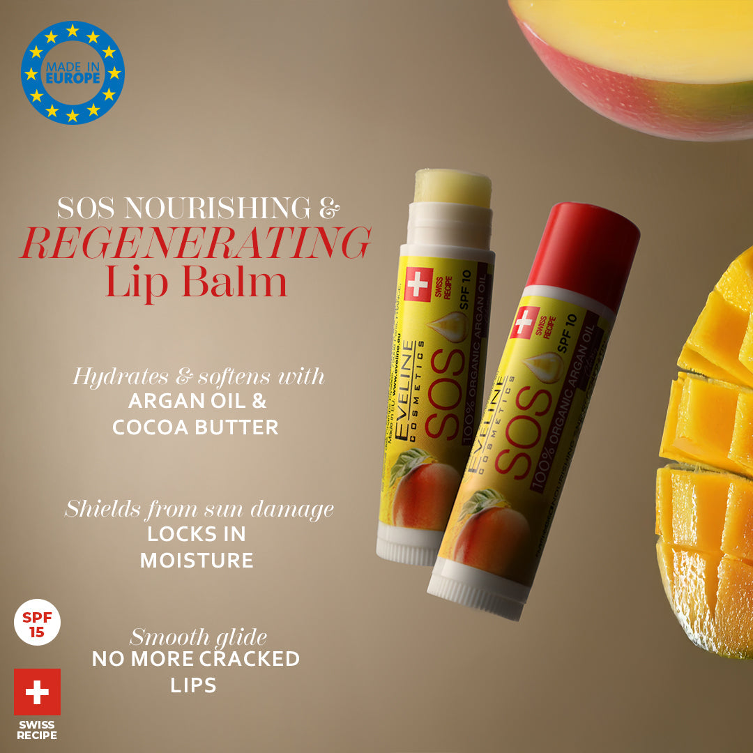 Eveline Cosmetics SOS Nourishing And Regenerating Lip Balm