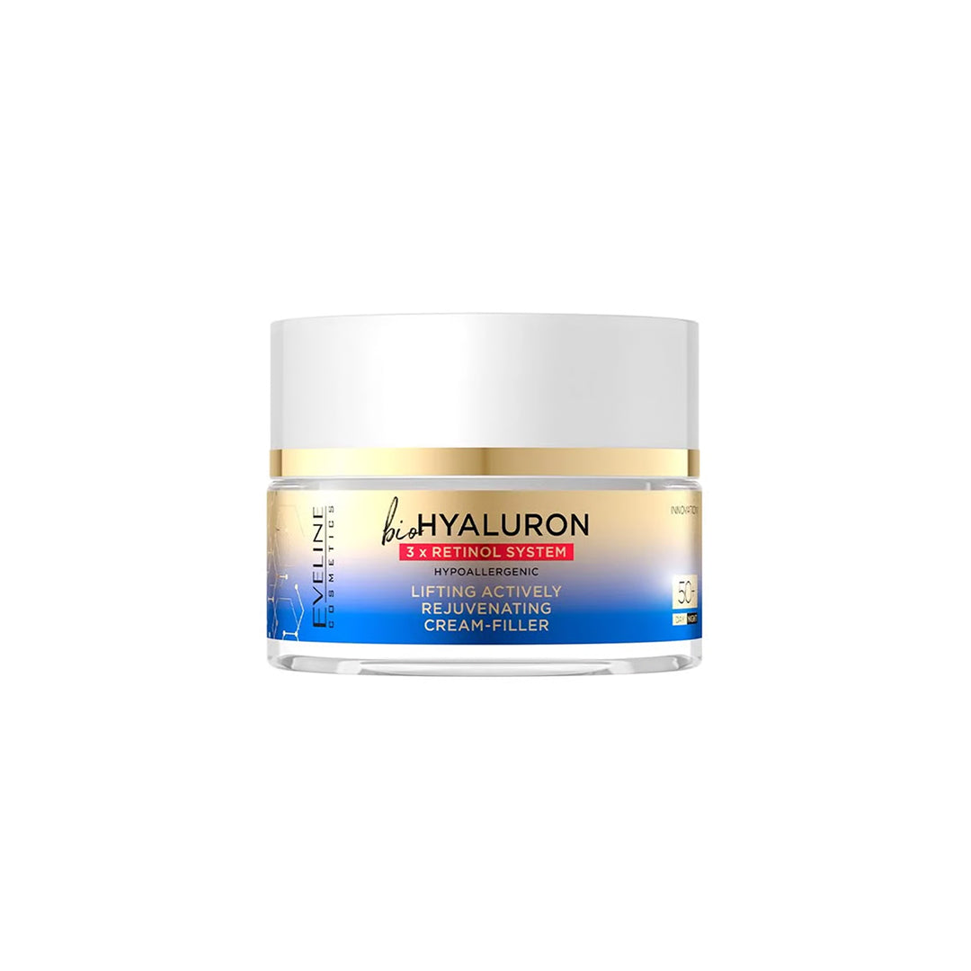 Biohyaluron 3X Retinol System Lifting Actively Rejuvenating Day & Night Cream 50+ 50ml