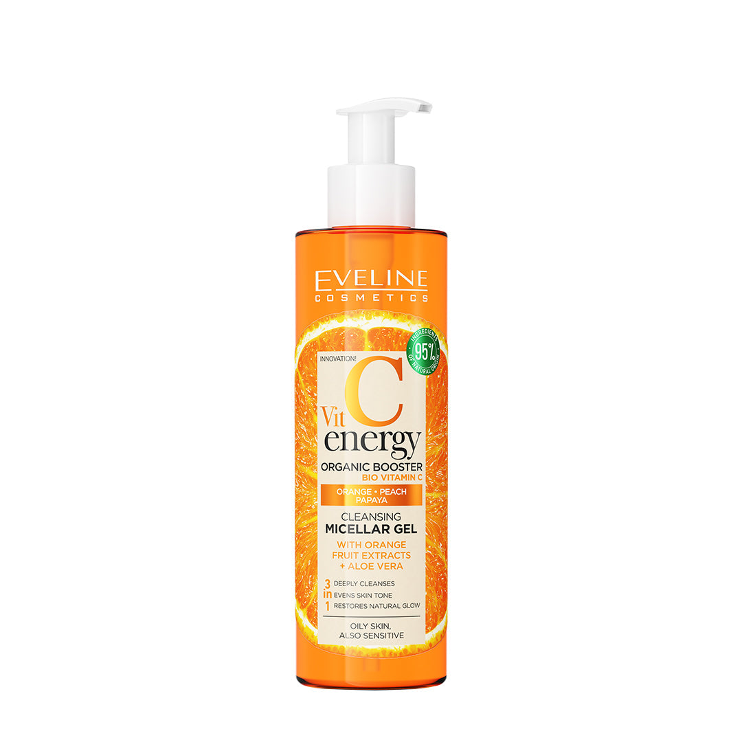 Vit C Energy Organic Booster Cleansing Micellar Gel 3-In-1 200ml