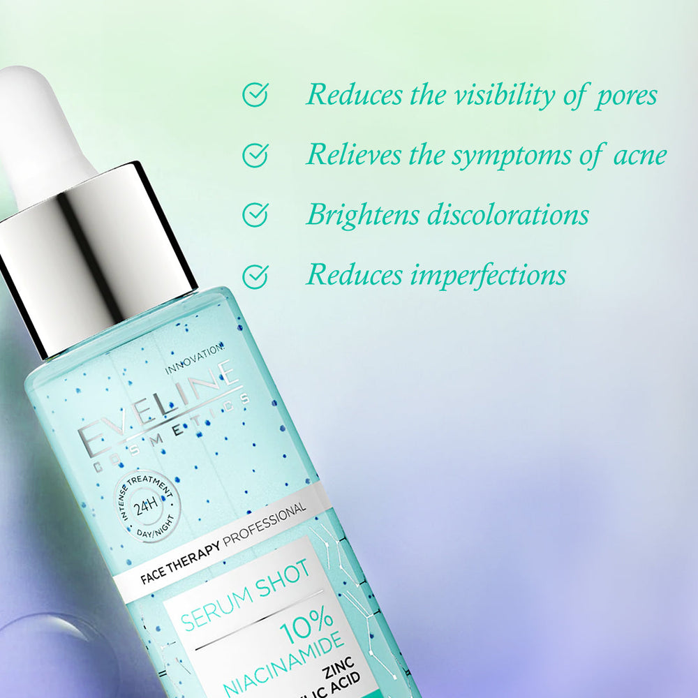 Eveline Cosmetics Serum Shot 10% Niacinamide Imperfections 30ml
