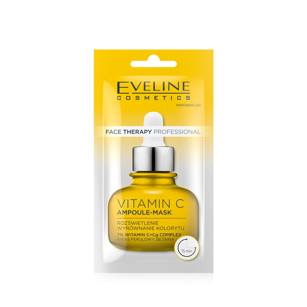 Eveline Cosmetics Face Therapy Professional Vit C Ampoule-Mask 8Ml