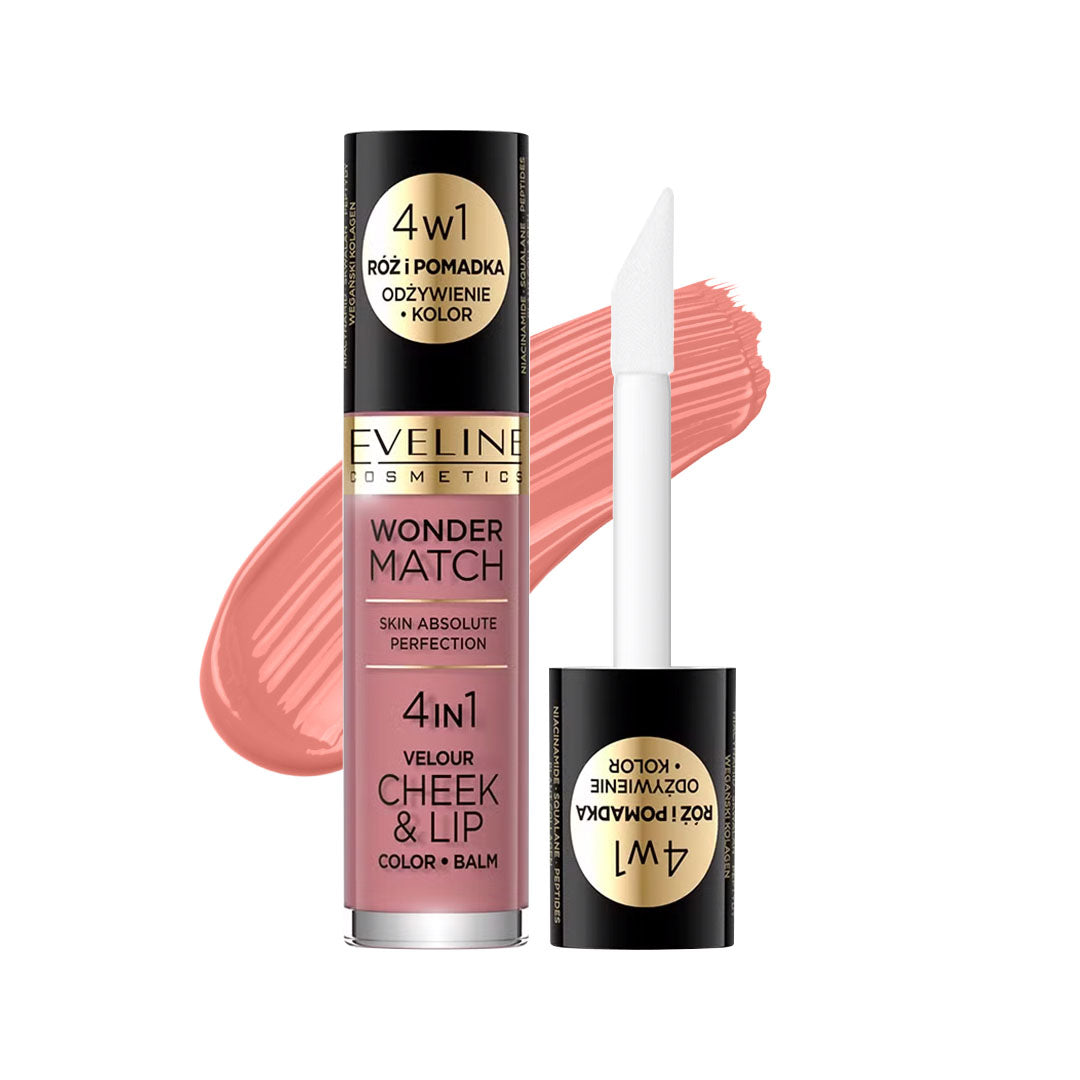 Eveline Cosmetics Wonder Match 4In1 Liquid Blush and Lipstick