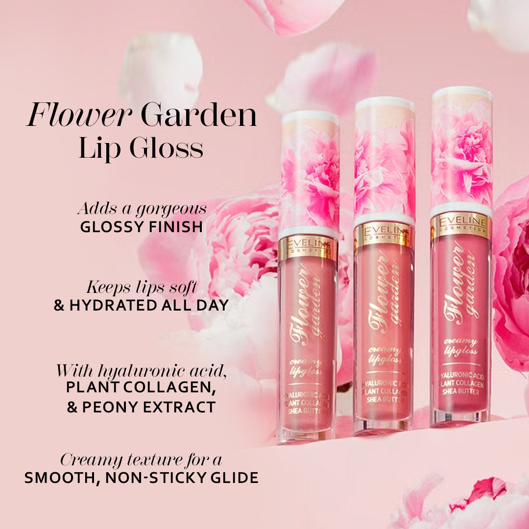 Eveline Cosmetics Flower Garden Creamy Lip Gloss