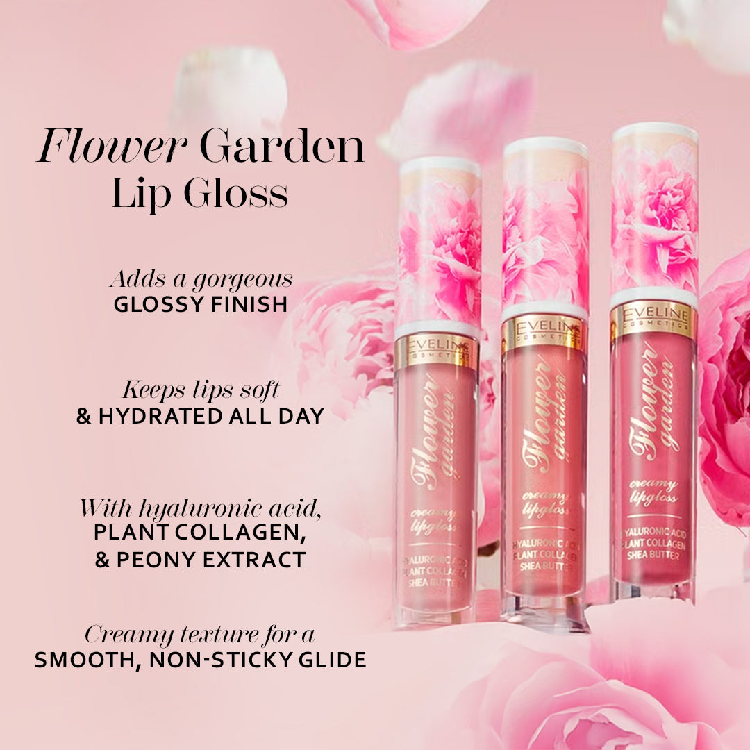 Eveline Cosmetics Flower Garden Creamy Lip Gloss