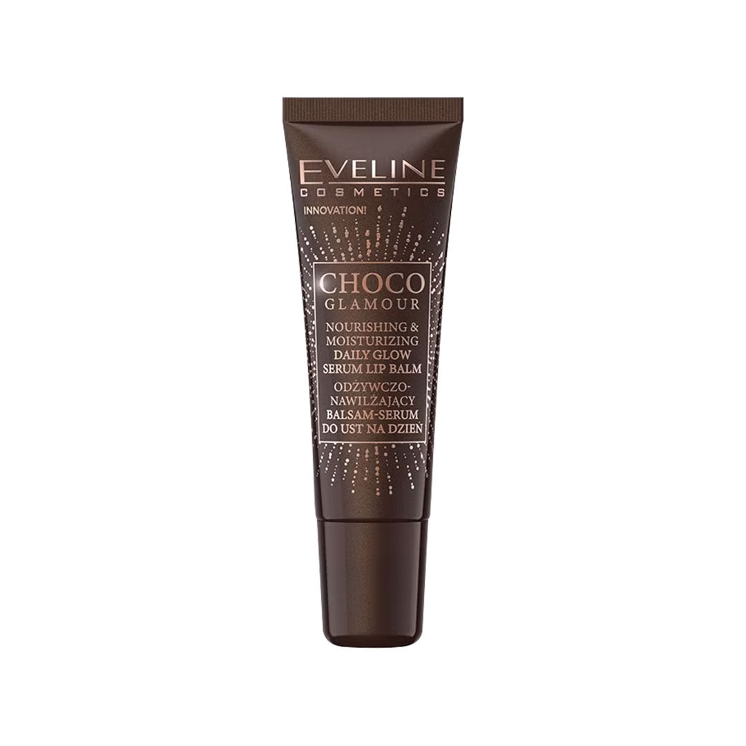 Eveline Cosmetics Choco Glamour Nourishing Moisturizing Serum Lip Balm 12ml