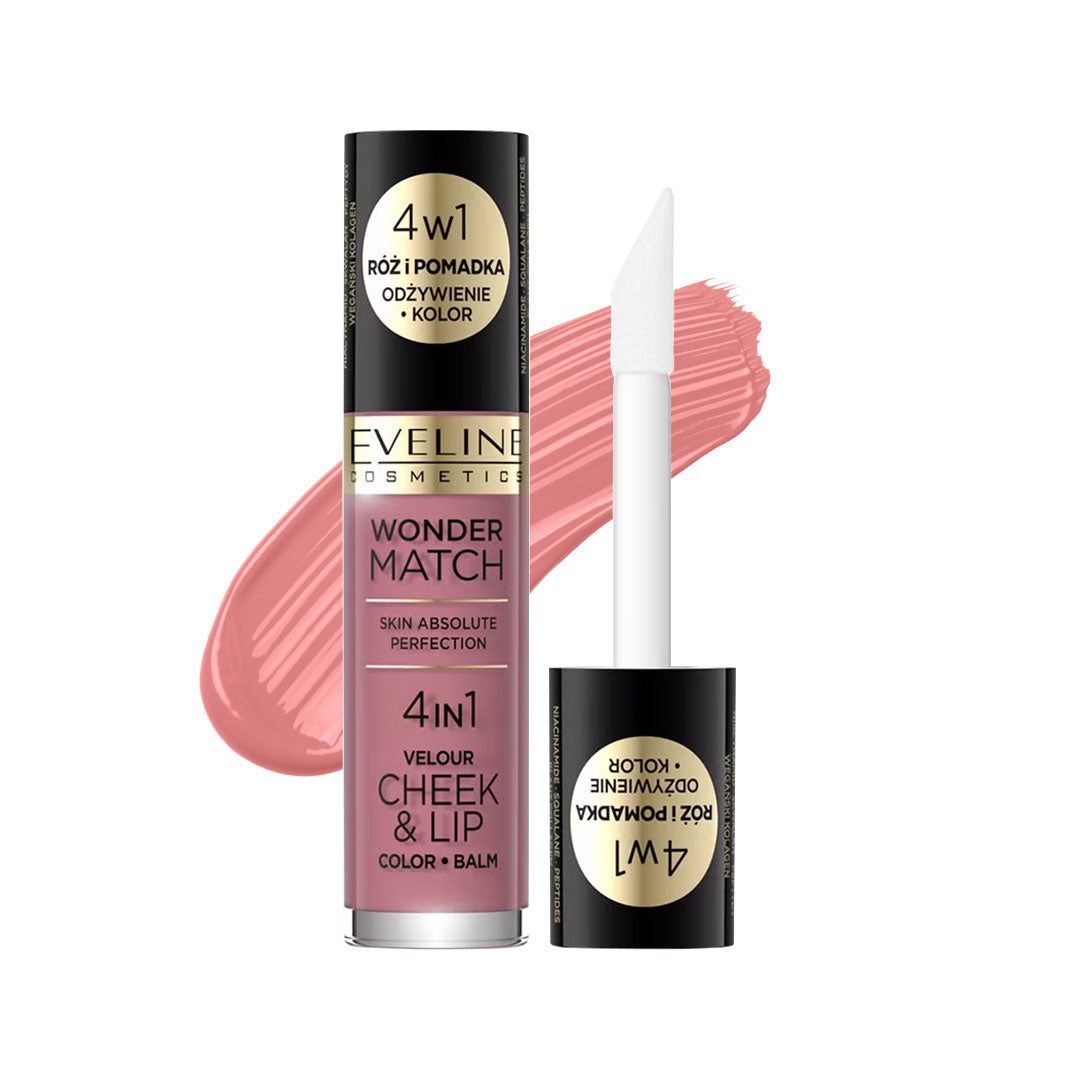 Eveline Cosmetics Wonder Match 4In1 Liquid Blush and Lipstick