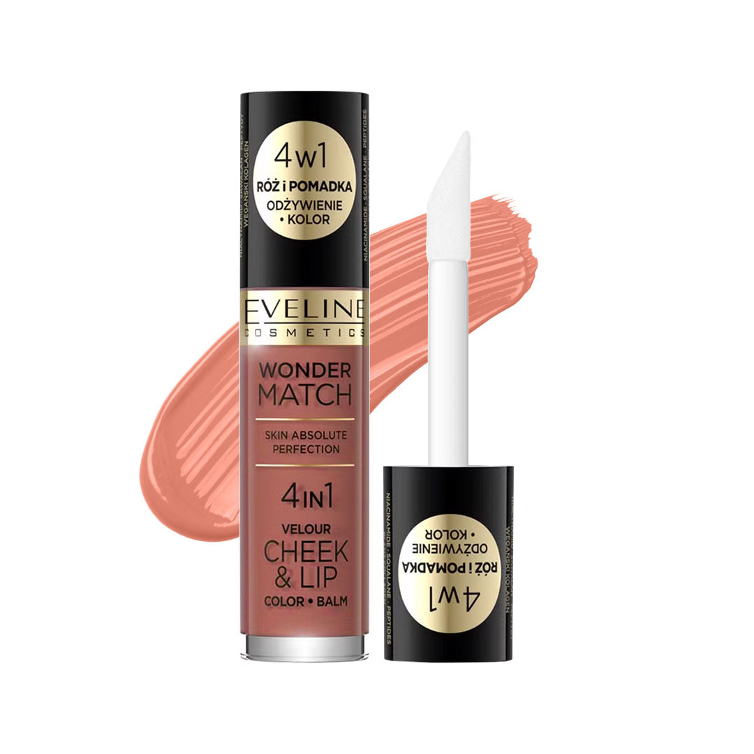 Eveline Cosmetics Wonder Match 4In1 Liquid Blush and Lipstick