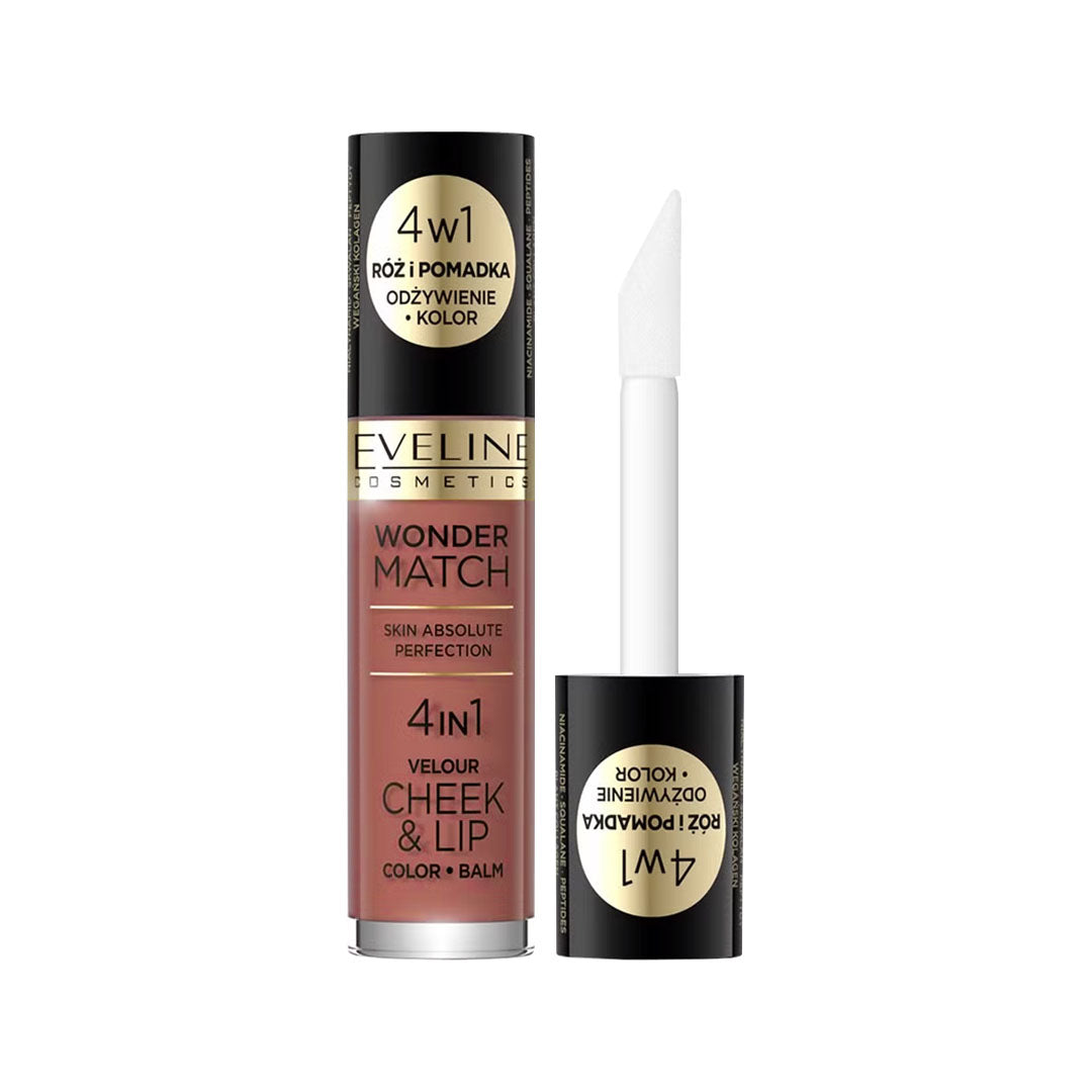 Eveline Cosmetics Wonder Match 4In1 Liquid Blush and Lipstick