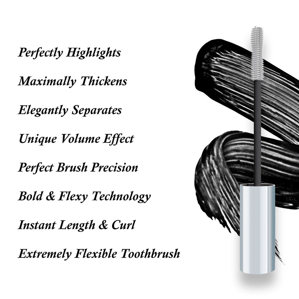 Eveline Cosmetics Mascara Volumix Fiberlast Silver Lenght & Curl Up