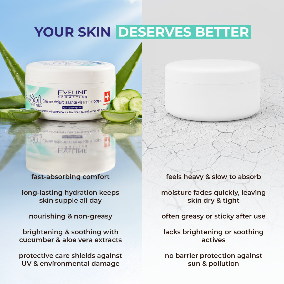 Eveline Cosmetics Extra Soft Whitening Face And Body Cream 100 ml