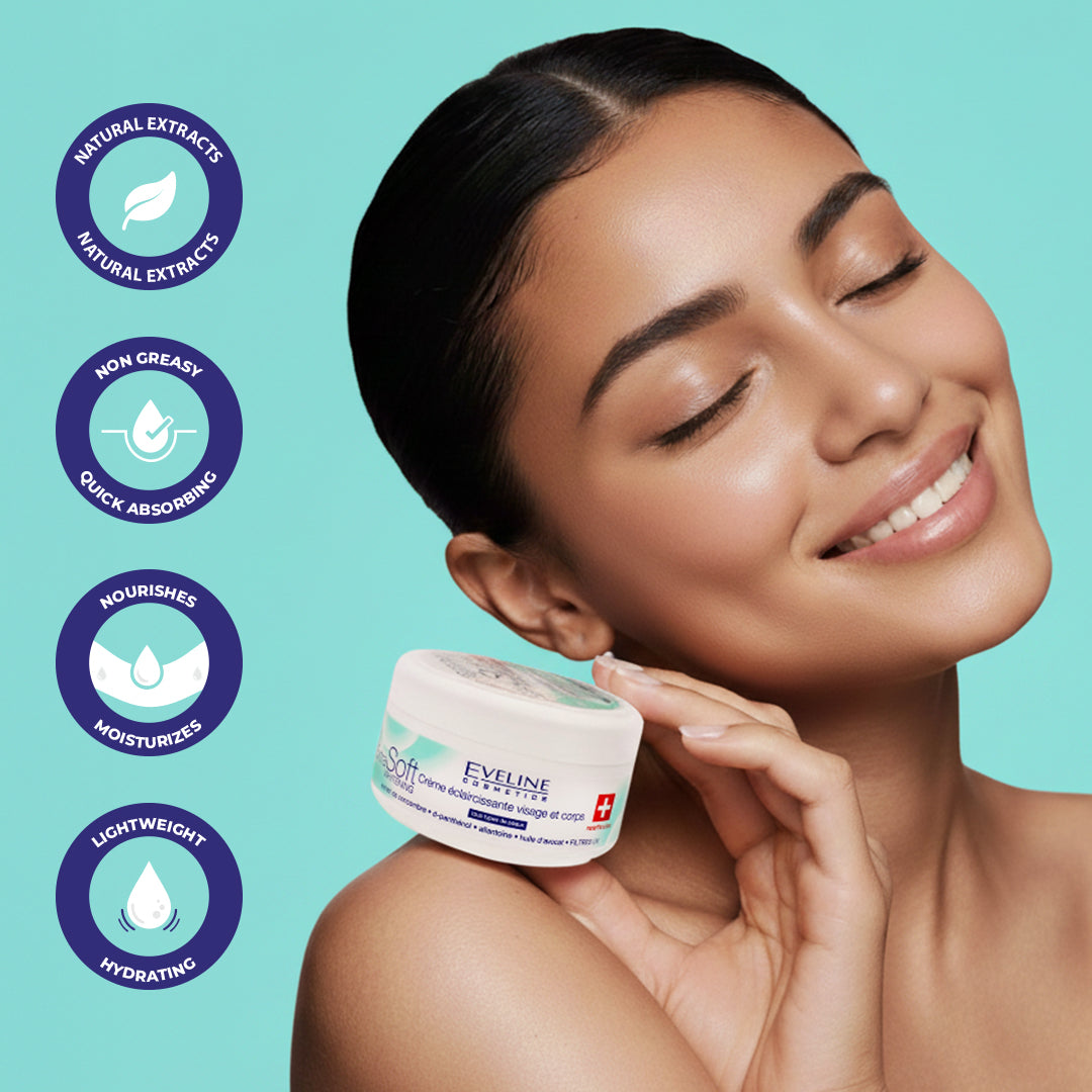 Eveline Cosmetics Extra Soft Whitening Face And Body Cream 100 ml