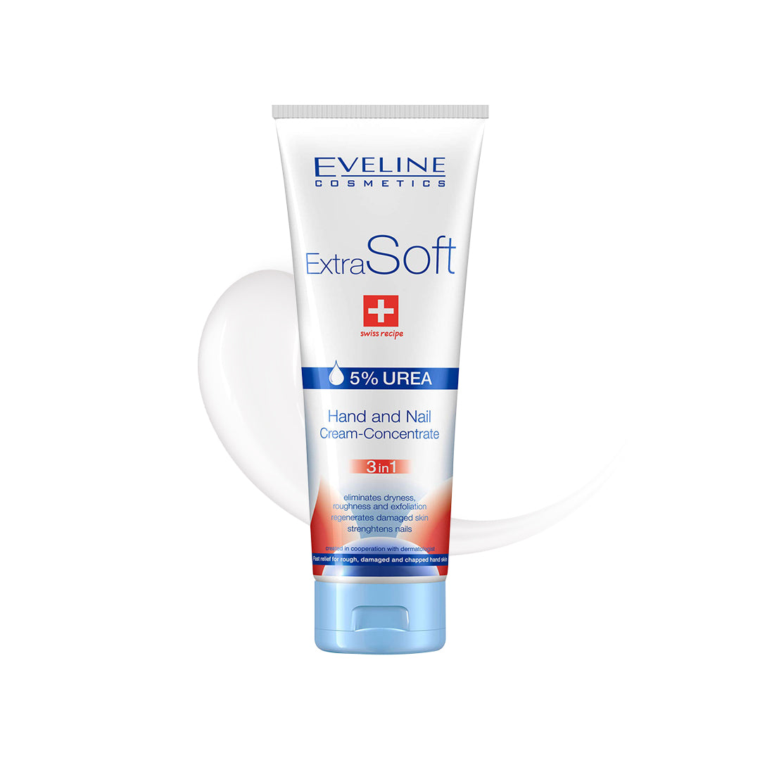 Eveline Cosmetics Extra Soft Hand And Nail Cream-Concentrate 3 In 1 100ml