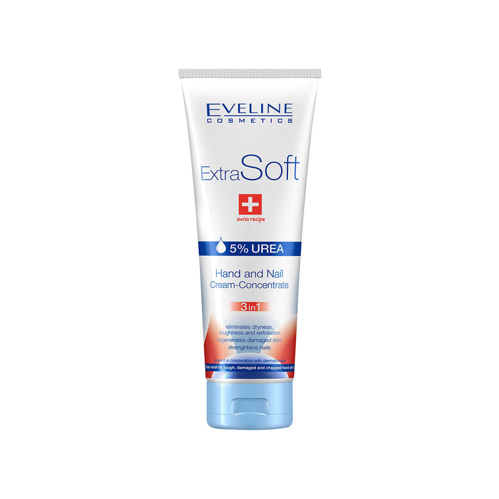Eveline Cosmetics Extra Soft Hand And Nail Cream-Concentrate 3 In 1 100ml