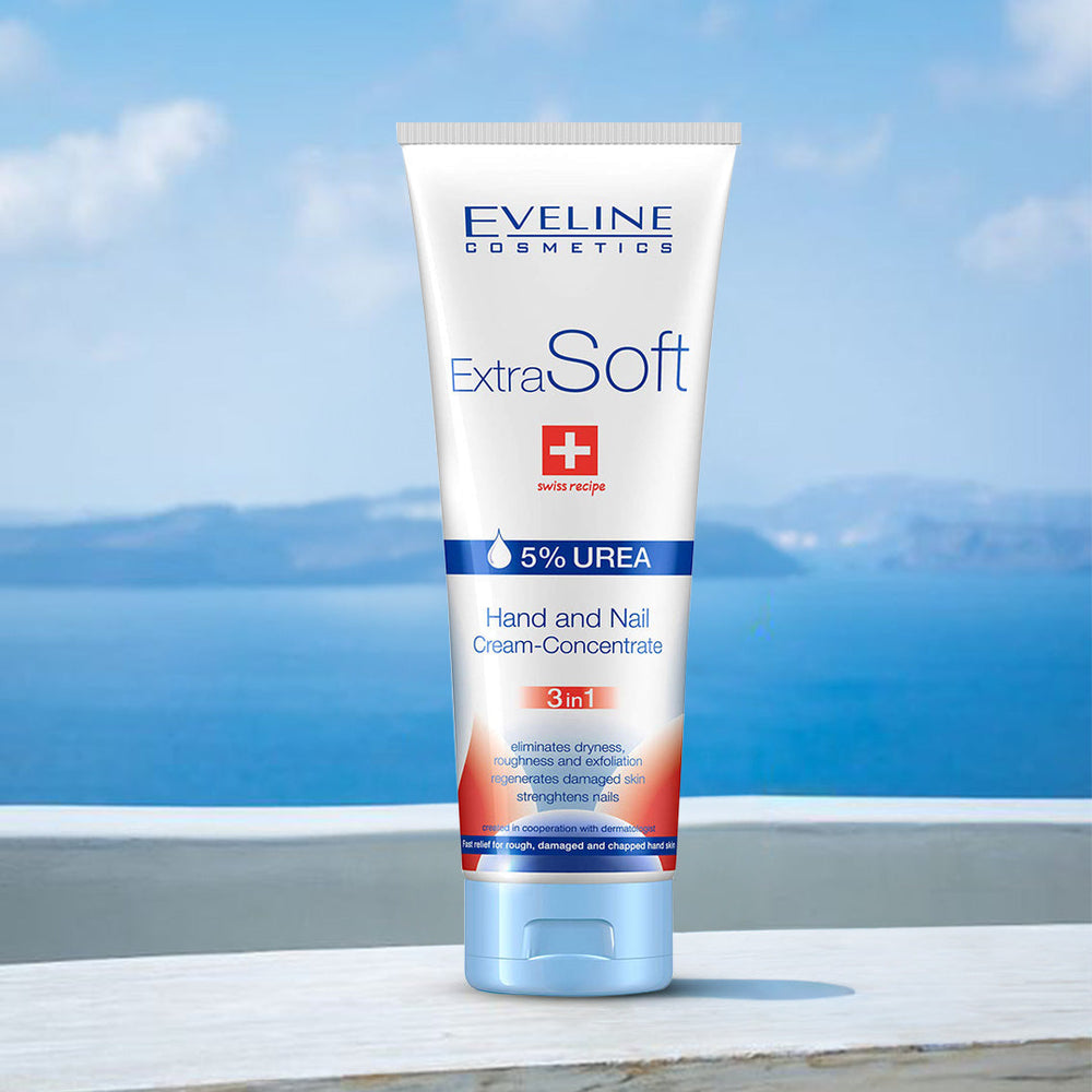 Eveline Cosmetics Extra Soft Hand And Nail Cream-Concentrate 3 In 1 100ml