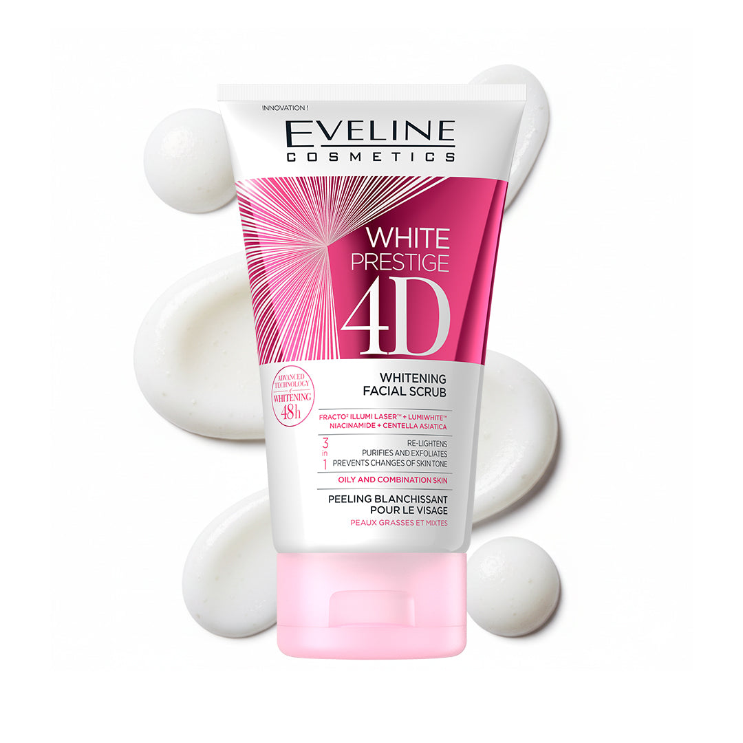 White Prestige 4D Whitening Facial Scrub 150ml