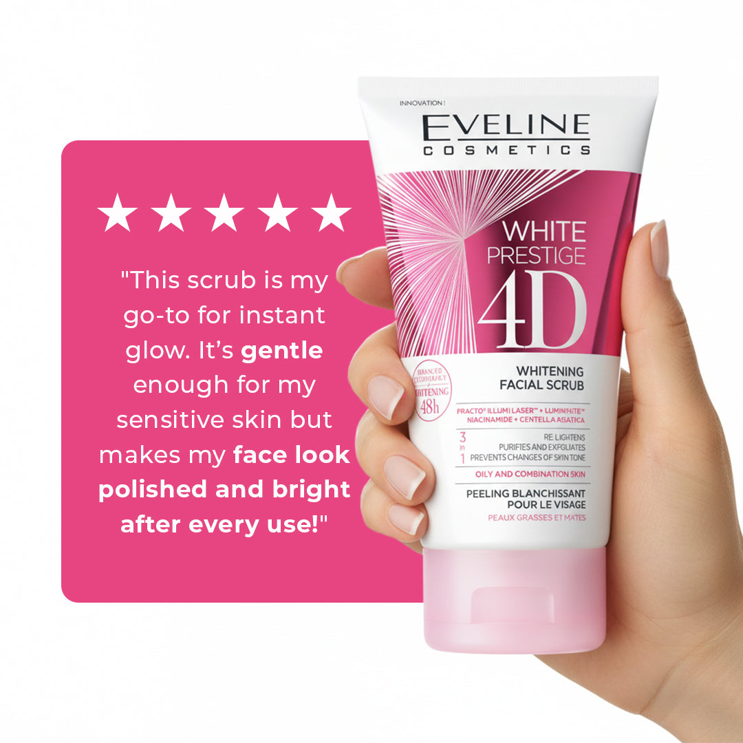 White Prestige 4D Whitening Facial Scrub 150ml