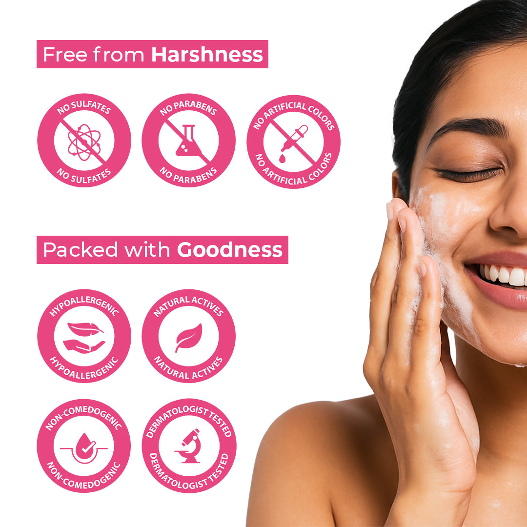 White Prestige 4D Whitening Facial Wash Gel