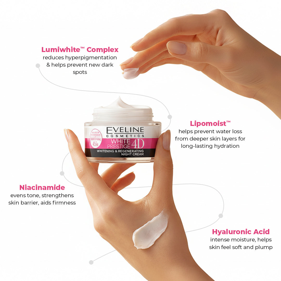 White Prestige 4D Whitening And Regenerating Night Cream 50ml