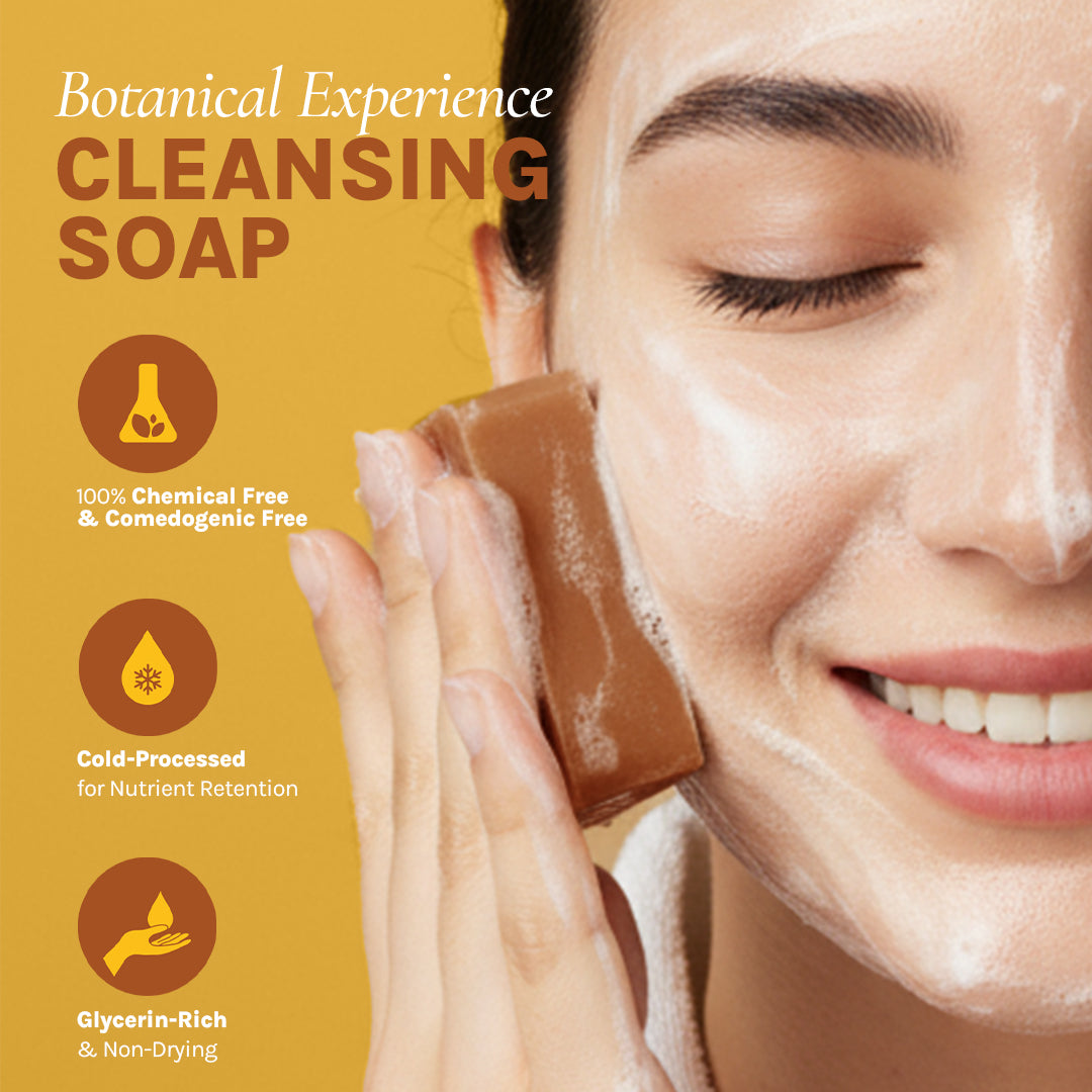 Organic Works Natural Soothing Turmeric & Honey Soap for Dry & Sensitive Skin