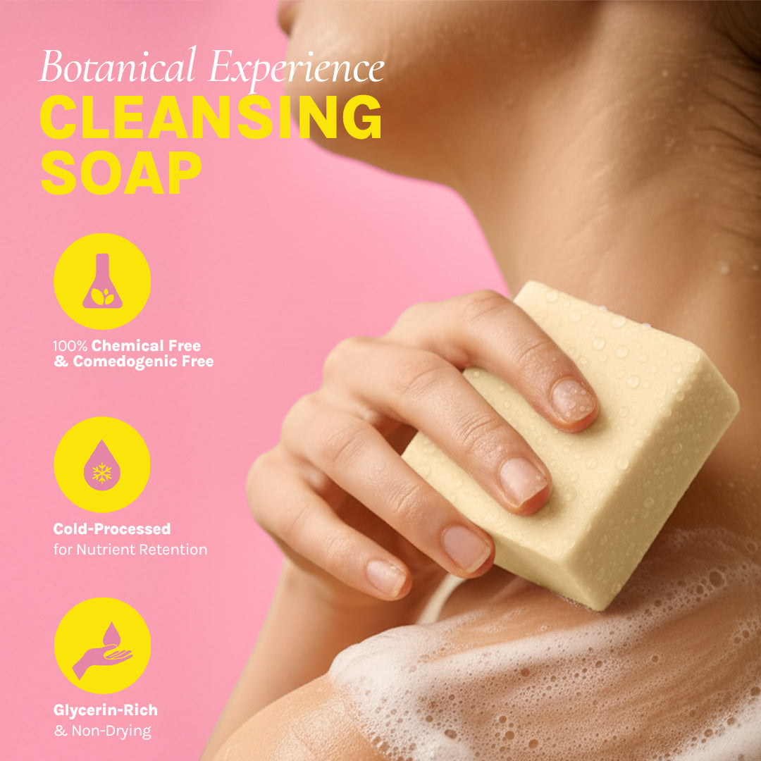 Organic Works Natural Clarifying Himalayan Pink Salt Soap for Dull Skin