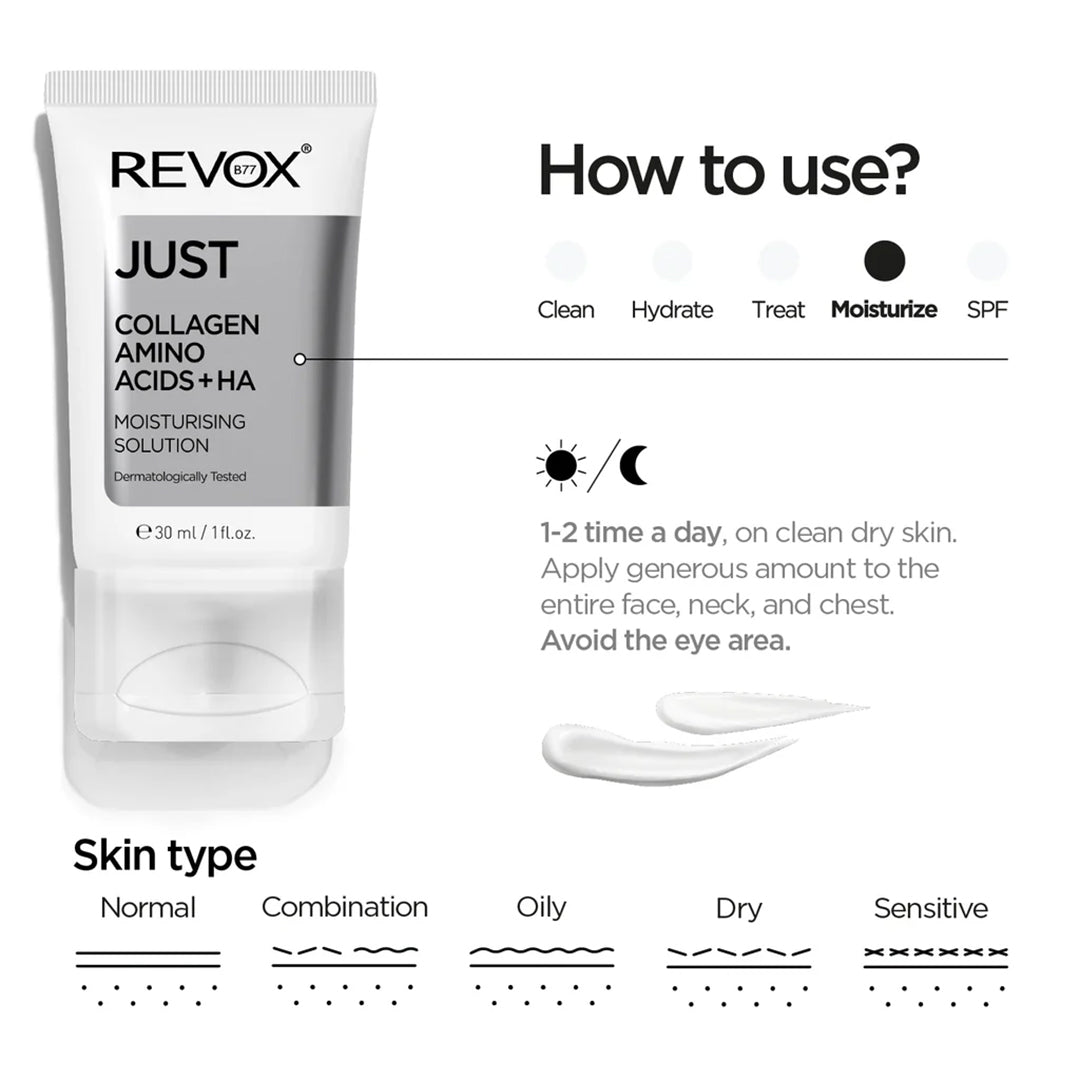 Revox B77 Collagen Amino Acids + HA Moisturizing Solution
