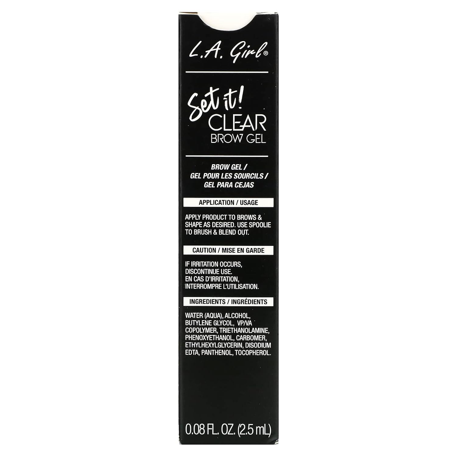 L.A. Girl Set It! Clear Brow Gel - Clear