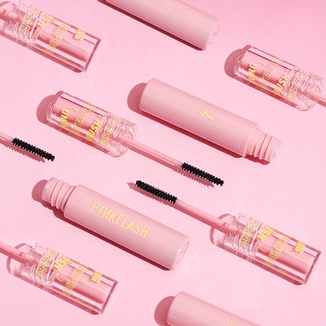 Pinkflash Lengthening Waterproof Micro Brush Mascara Black