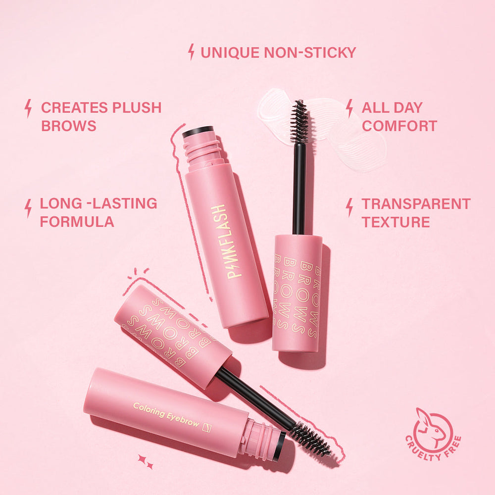 Pinkflash Coloring Eyebrow Mascara Black