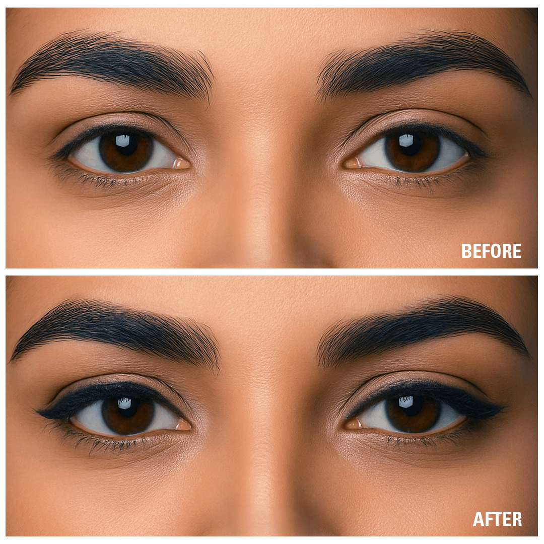 Makeup Revolution Gel Eyeliner Pot With Brush - Black