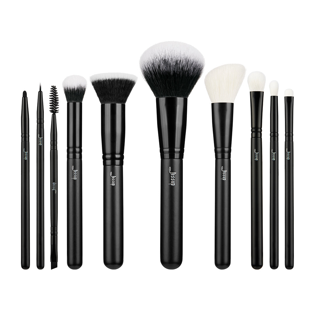 Jessup Beauty 10 pcs Customary Brush Set