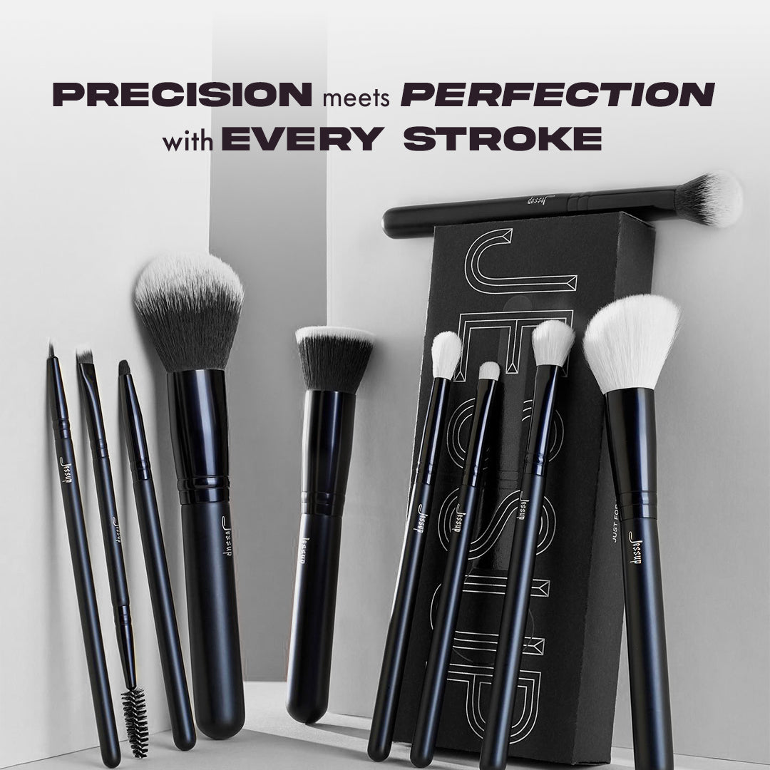 Jessup Beauty 10 pcs Customary Brush Set