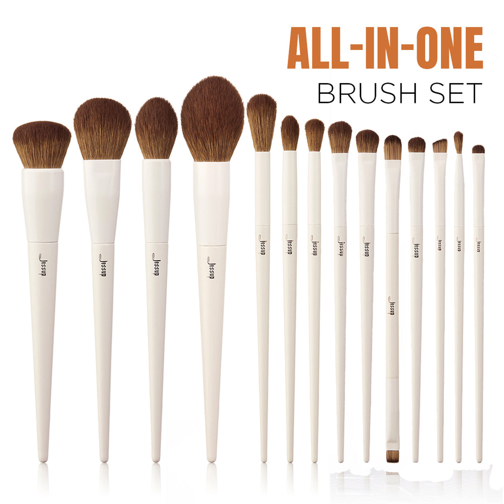 Jessup Beauty 14pcs Light Gray Comprehensive Collection
