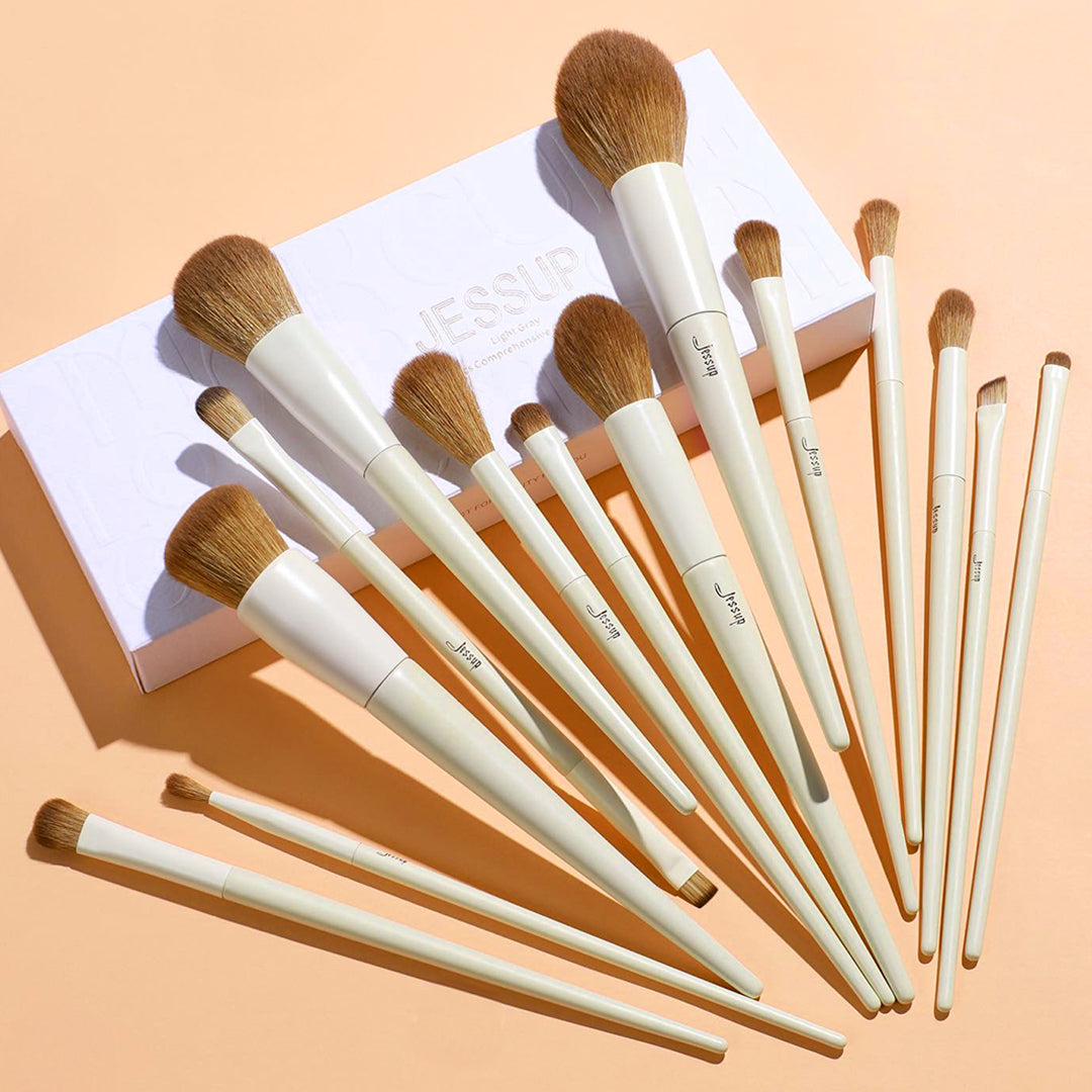 Jessup Beauty 14pcs Light Gray Comprehensive Collection