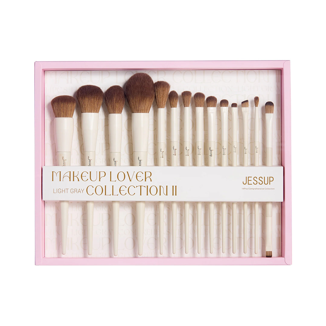 Jessup Beauty 14pcs Light Gray Comprehensive Collection
