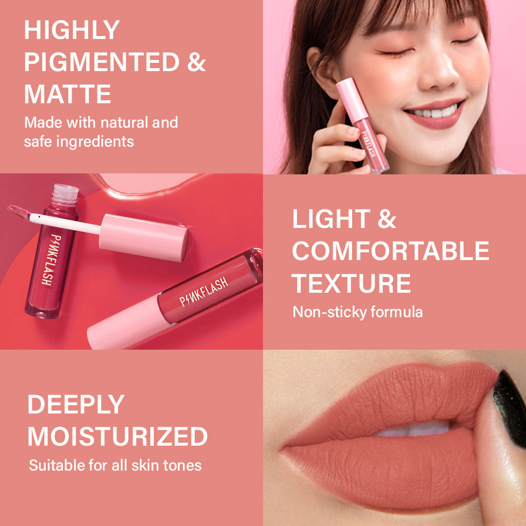 Pinkflash Lasting Matte Lipcream