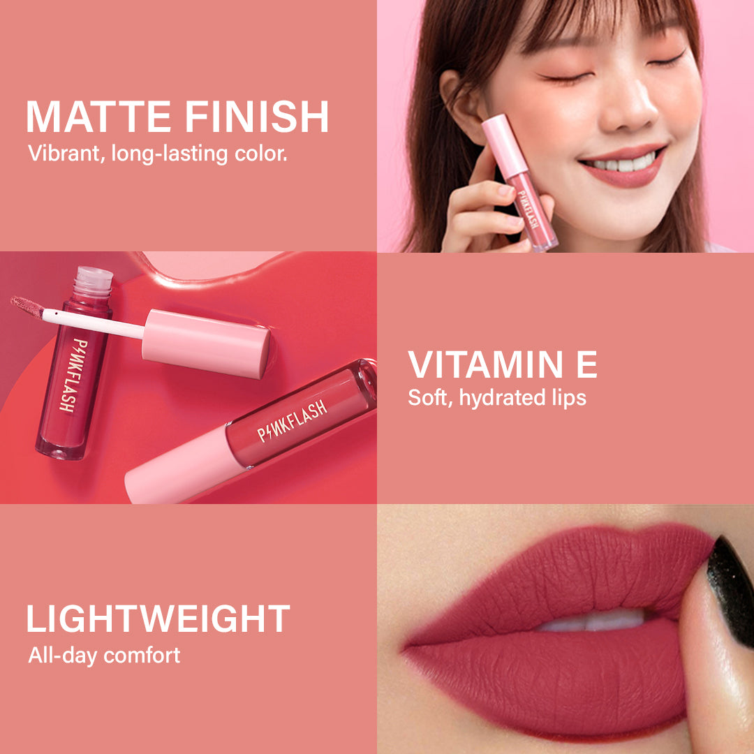 Pinkflash Lasting Matte Lipcream